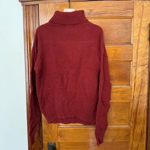 Percival Wool Roll Neck Sweater in Brick Size Medium Men’s